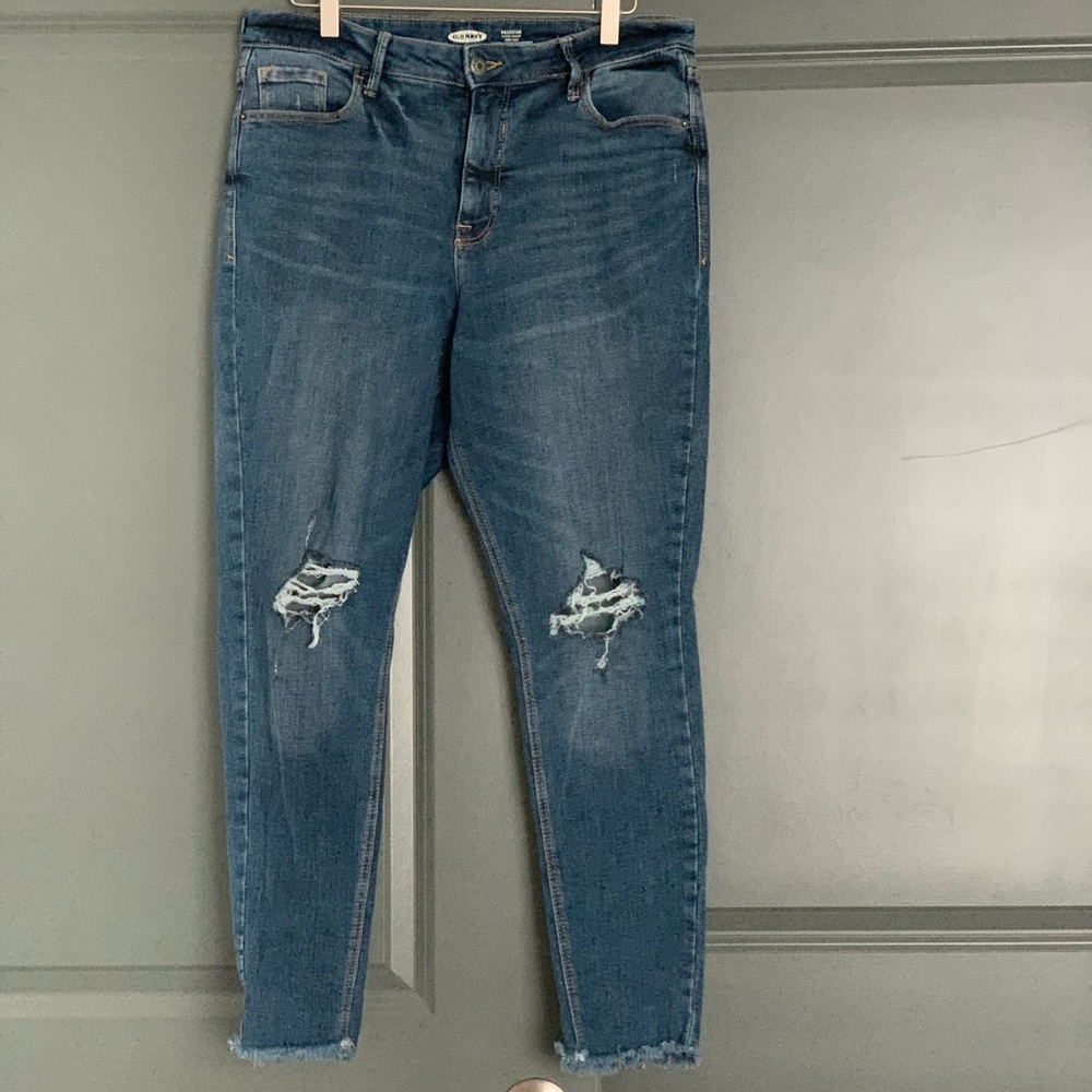 Old navy distressed jeans
